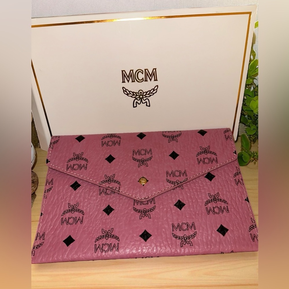 MCM Pink Logo Women's Bag